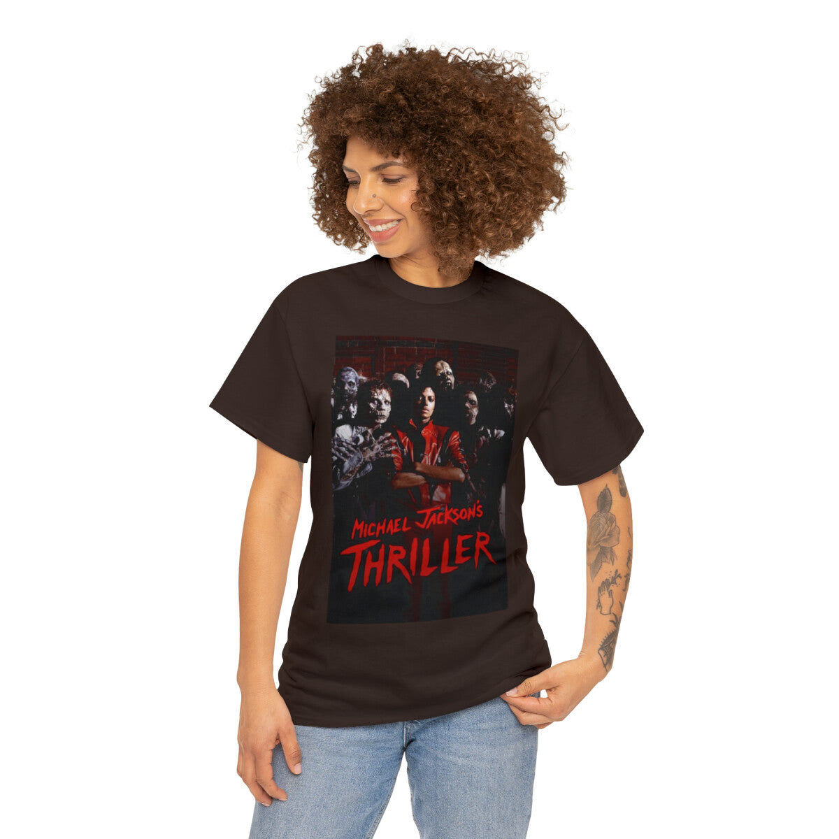 Thriller Unisex Heavy Cotton Tee, Custom Thriller Heavy Cotton Tee