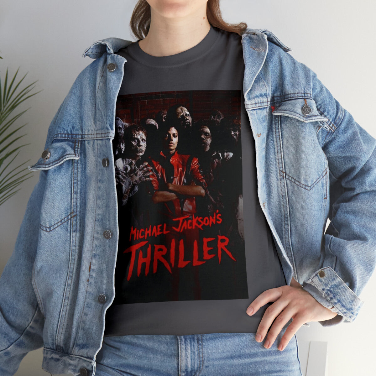 Thriller Unisex Heavy Cotton Tee, Custom Thriller Heavy Cotton Tee