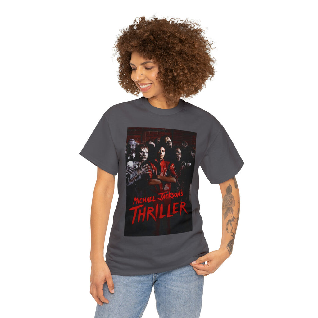Thriller Unisex Heavy Cotton Tee, Custom Thriller Heavy Cotton Tee
