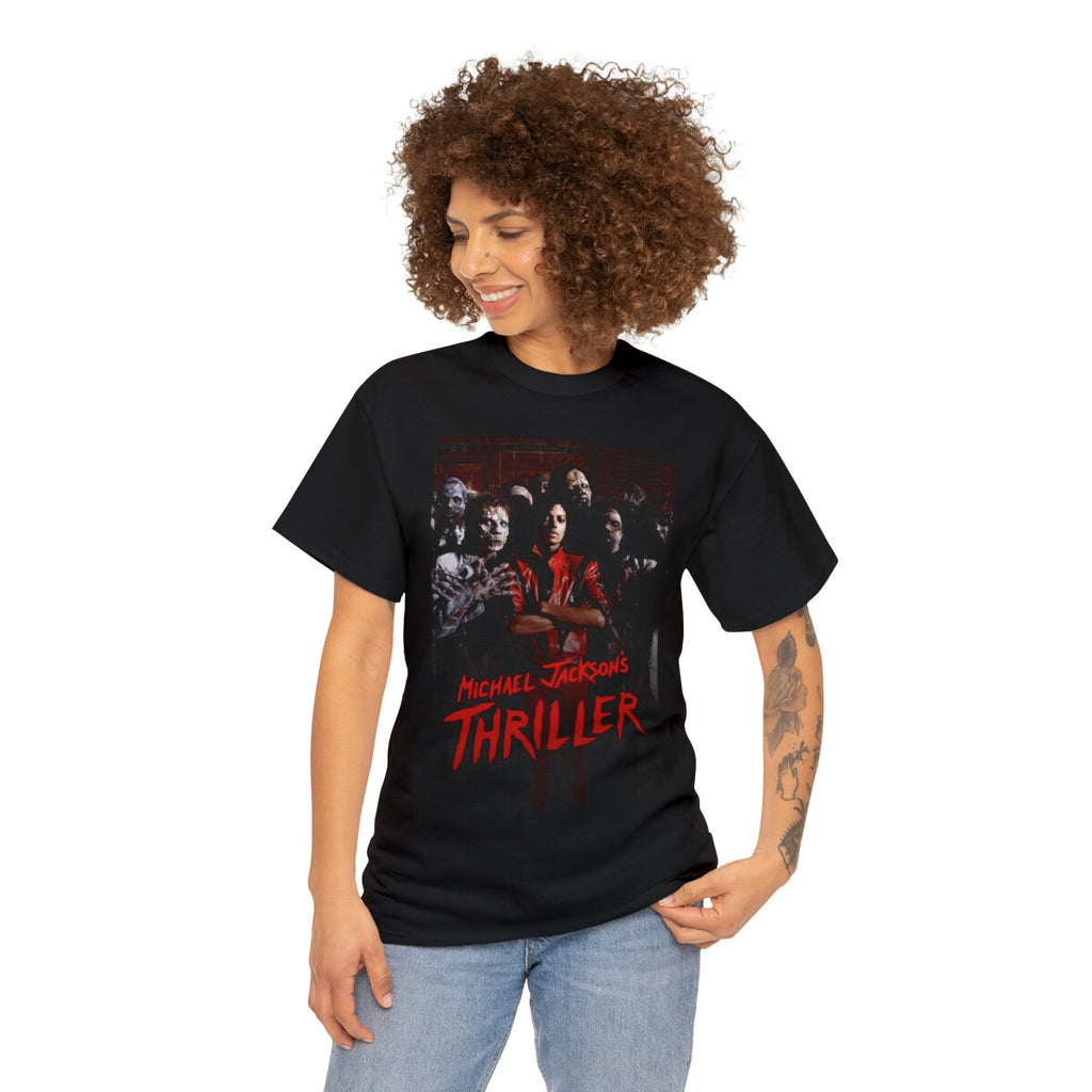 Thriller Unisex Heavy Cotton Tee, Custom Thriller Heavy Cotton Tee
