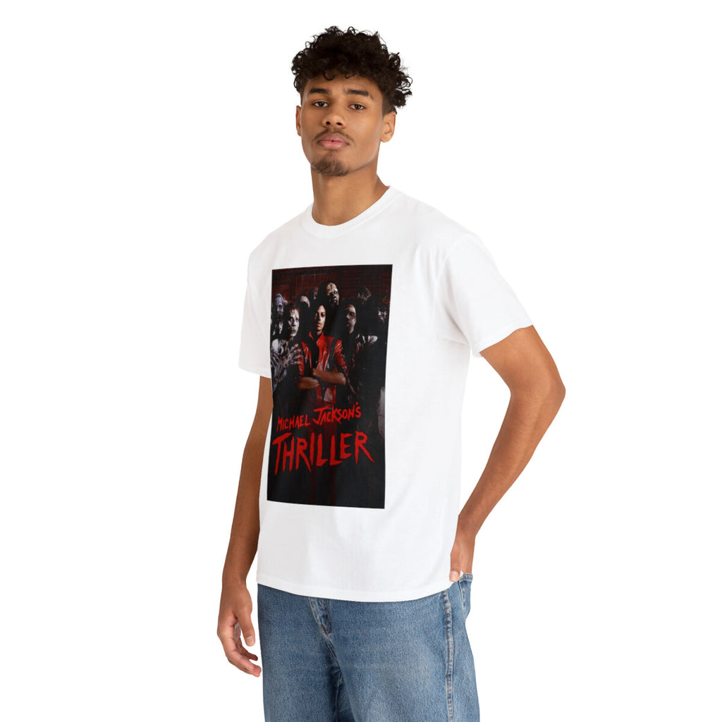 Thriller Unisex Heavy Cotton Tee, Custom Thriller Heavy Cotton Tee