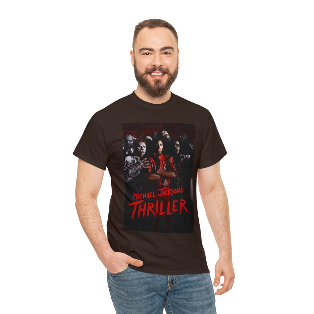 Thriller Unisex Heavy Cotton Tee, Custom Thriller Heavy Cotton Tee