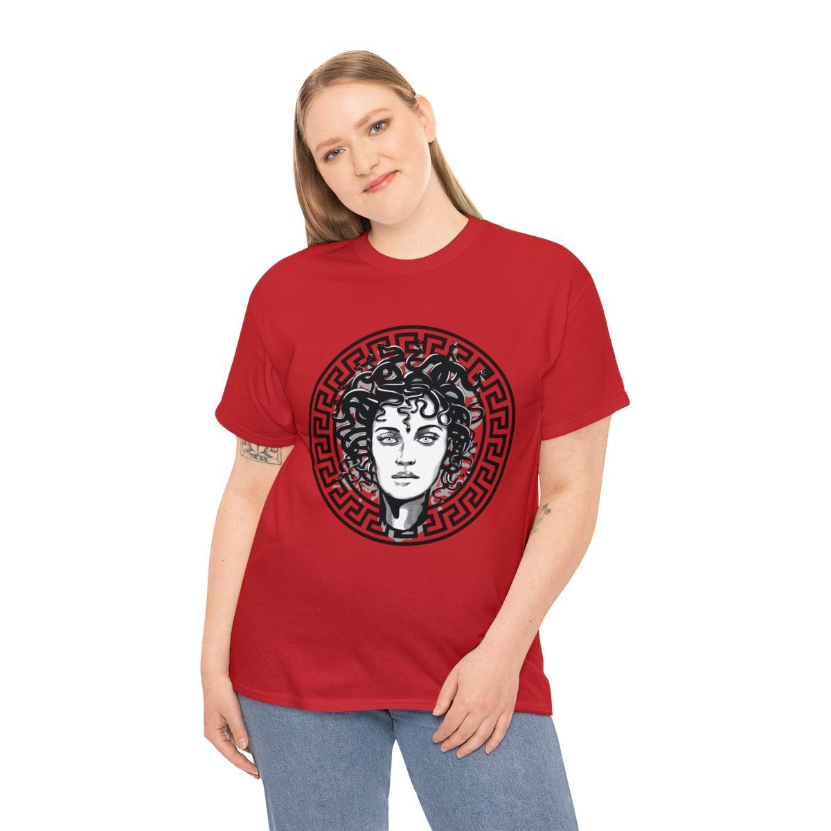 Medusa Graphic Tee, Medusa Unisex Heavy Cotton Tee