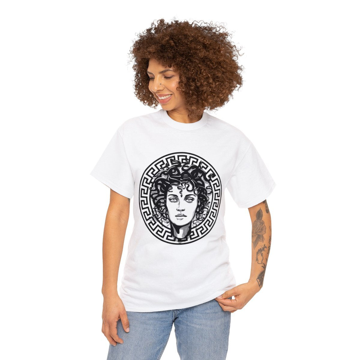 Medusa Graphic Tee, Medusa Unisex Heavy Cotton Tee