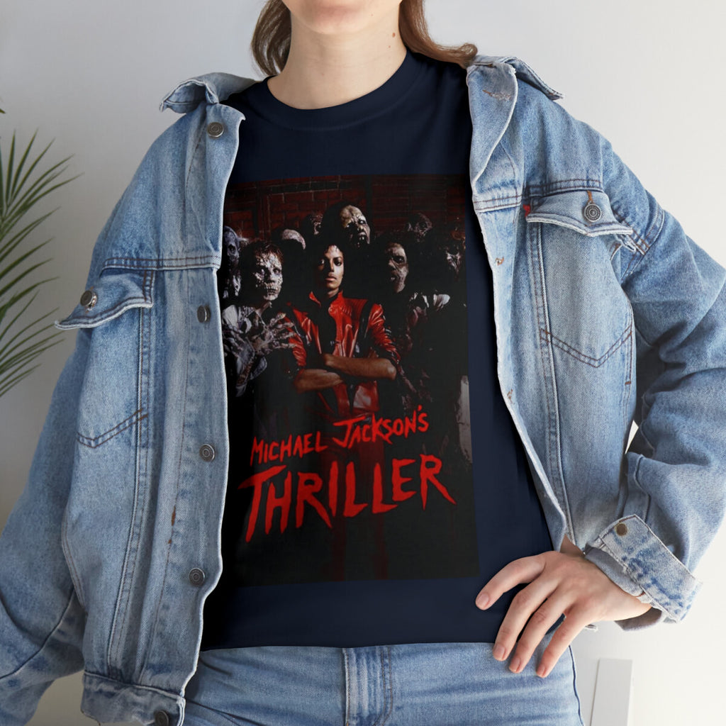 Thriller Unisex Heavy Cotton Tee, Custom Thriller Heavy Cotton Tee