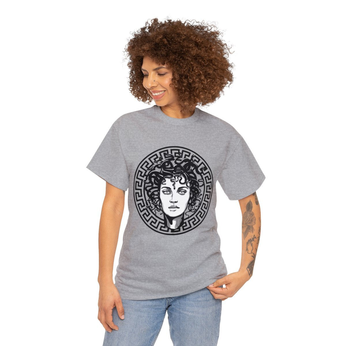 Medusa Graphic Tee, Medusa Unisex Heavy Cotton Tee