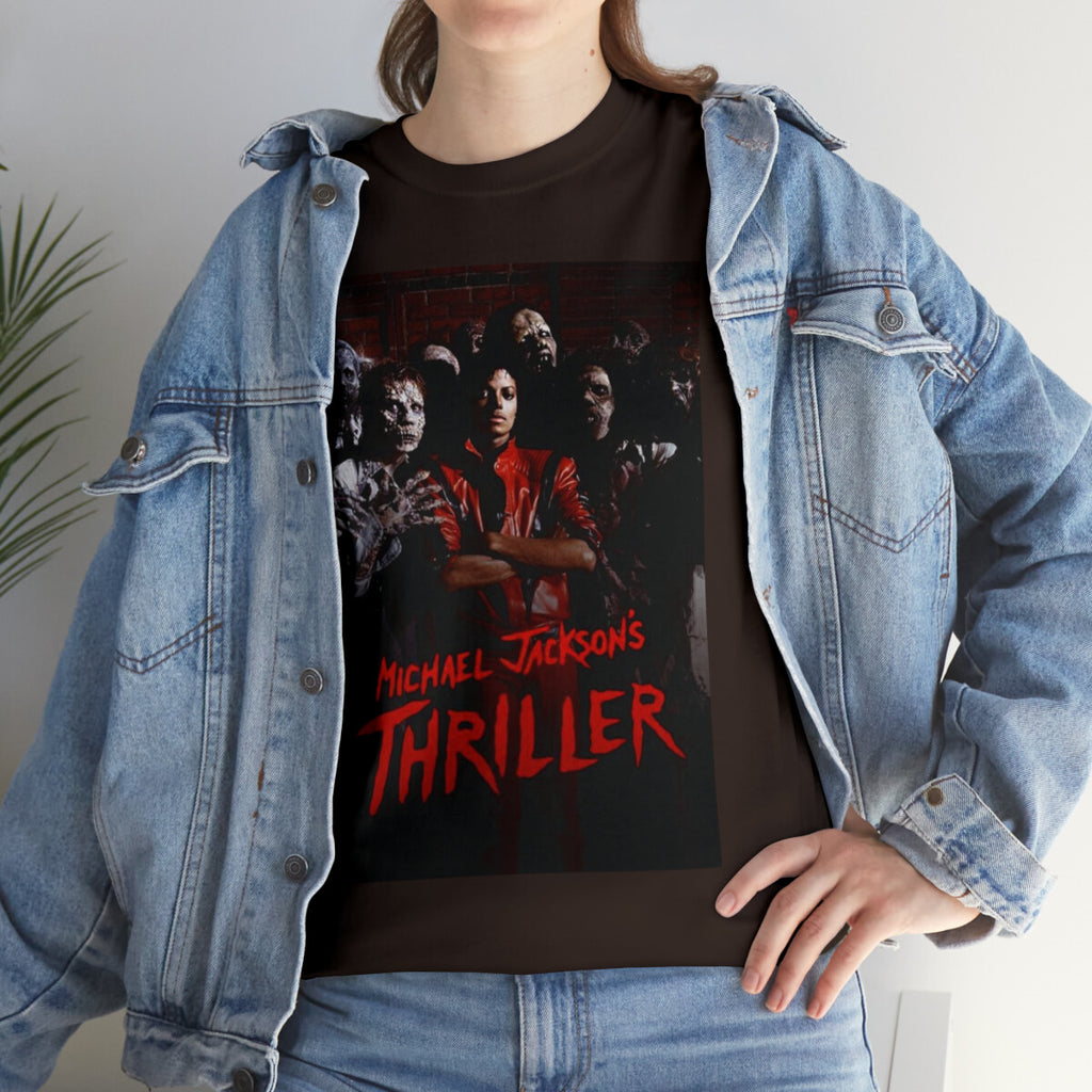 Thriller Unisex Heavy Cotton Tee, Custom Thriller Heavy Cotton Tee