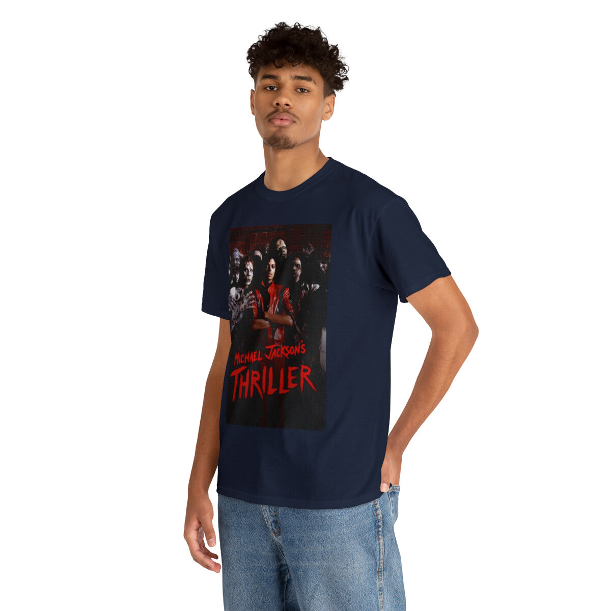 Thriller Unisex Heavy Cotton Tee, Custom Thriller Heavy Cotton Tee