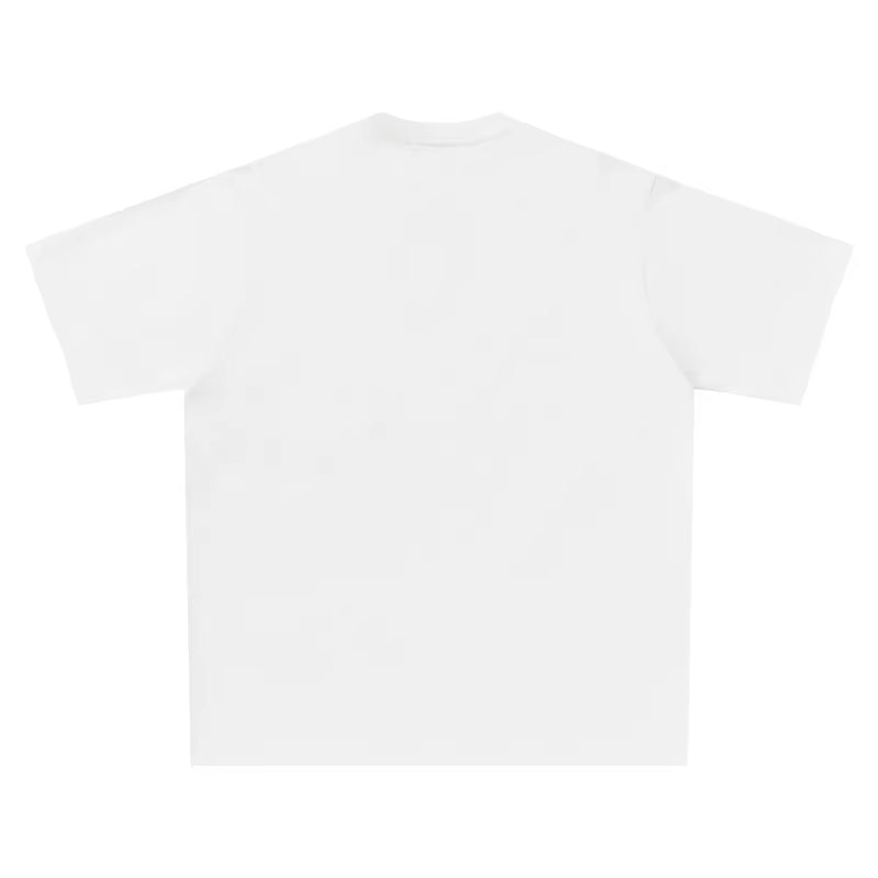 Men Graphic T-Shirts Oversized Cotton Summer Korean Fashion Y2K Streetwear Tops Short Sleeve Tees Pulovers Aesthetic Clothing
