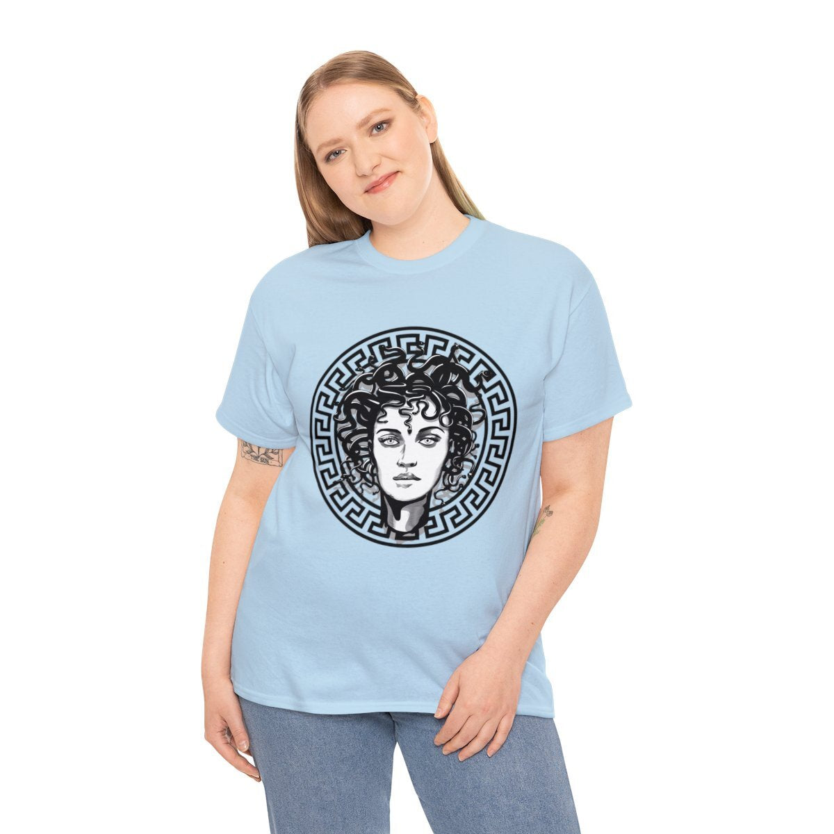 Medusa Graphic Tee, Medusa Unisex Heavy Cotton Tee