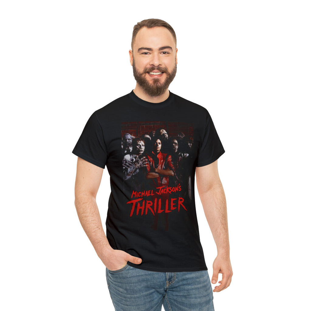 Thriller Unisex Heavy Cotton Tee, Custom Thriller Heavy Cotton Tee