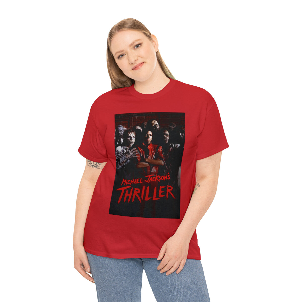 Thriller Unisex Heavy Cotton Tee, Custom Thriller Heavy Cotton Tee