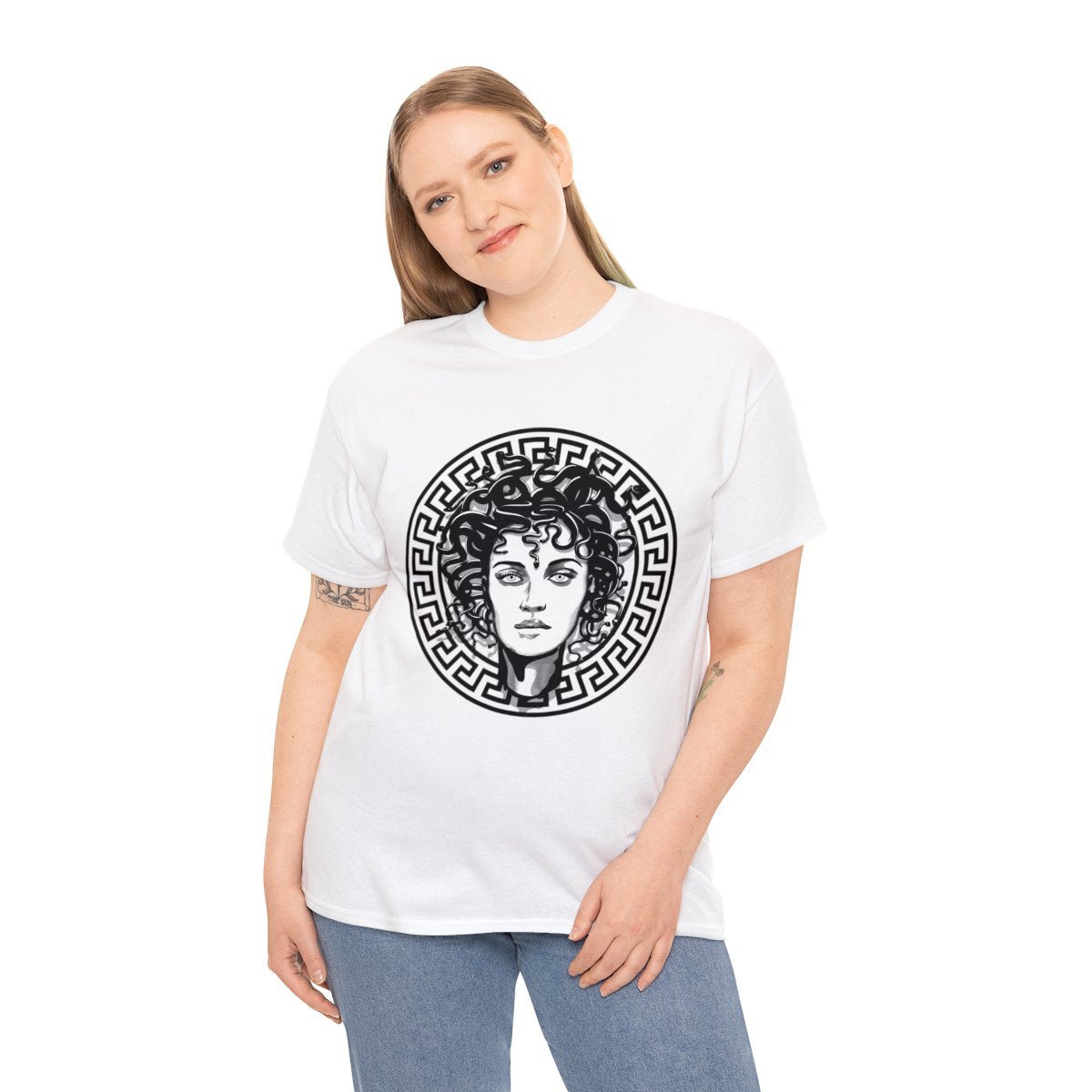 Medusa Graphic Tee, Medusa Unisex Heavy Cotton Tee