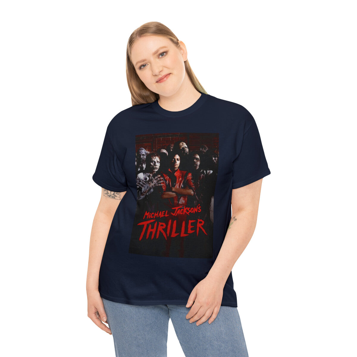 Thriller Unisex Heavy Cotton Tee, Custom Thriller Heavy Cotton Tee