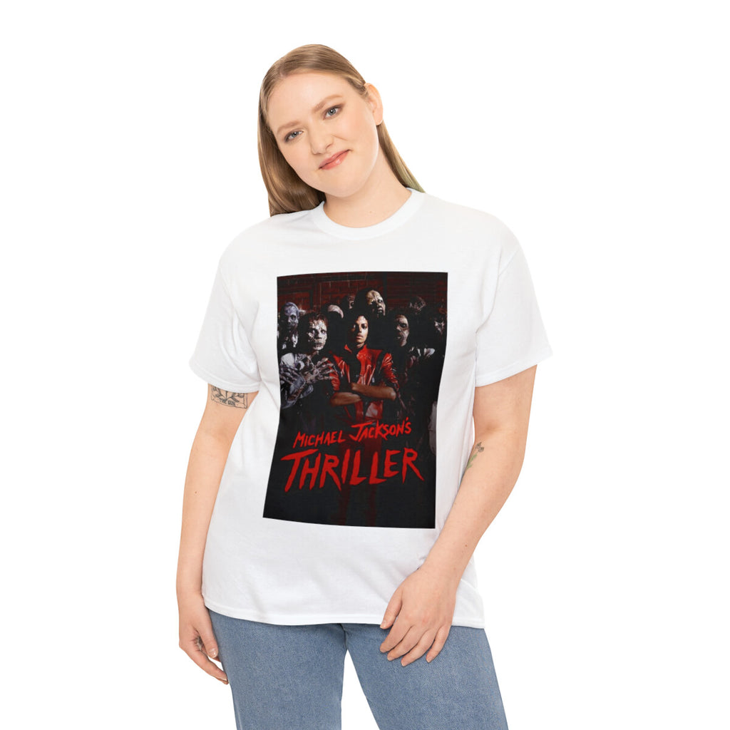 Thriller Unisex Heavy Cotton Tee, Custom Thriller Heavy Cotton Tee