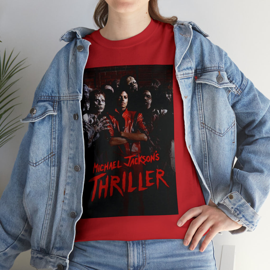 Thriller Unisex Heavy Cotton Tee, Custom Thriller Heavy Cotton Tee