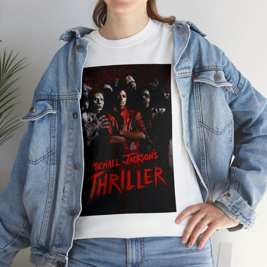 Thriller Unisex Heavy Cotton Tee, Custom Thriller Heavy Cotton Tee