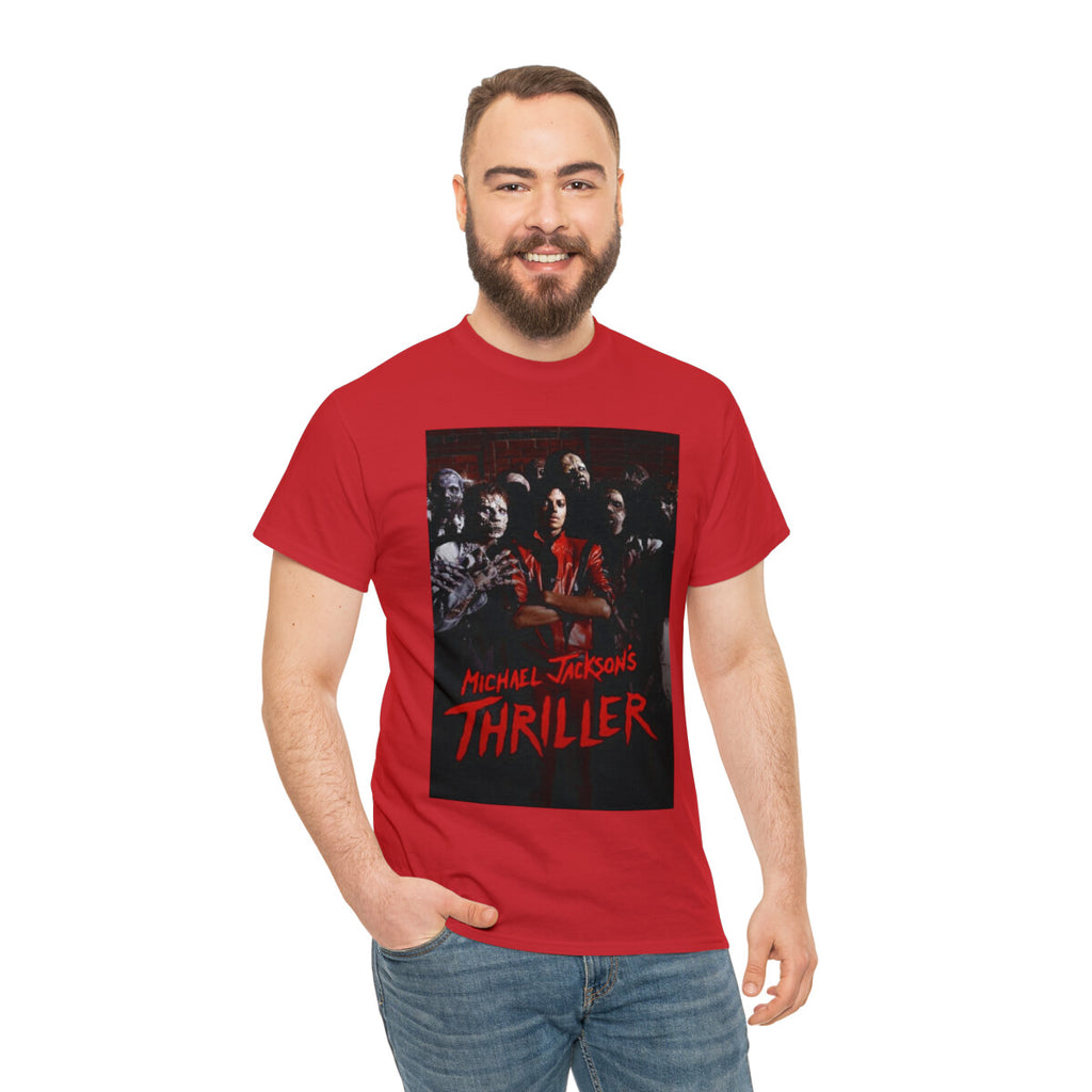 Thriller Unisex Heavy Cotton Tee, Custom Thriller Heavy Cotton Tee