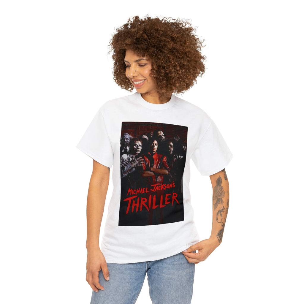 Thriller Unisex Heavy Cotton Tee, Custom Thriller Heavy Cotton Tee