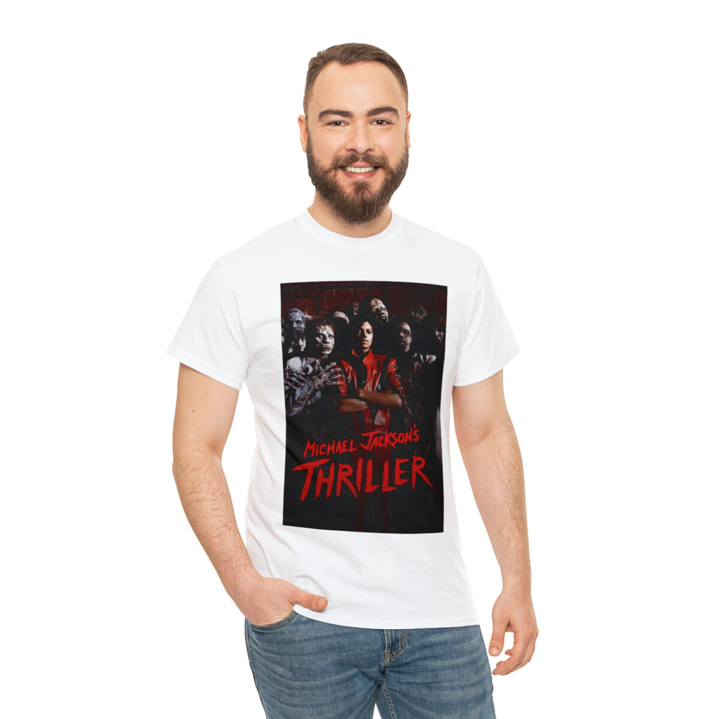 Thriller Unisex Heavy Cotton Tee, Custom Thriller Heavy Cotton Tee