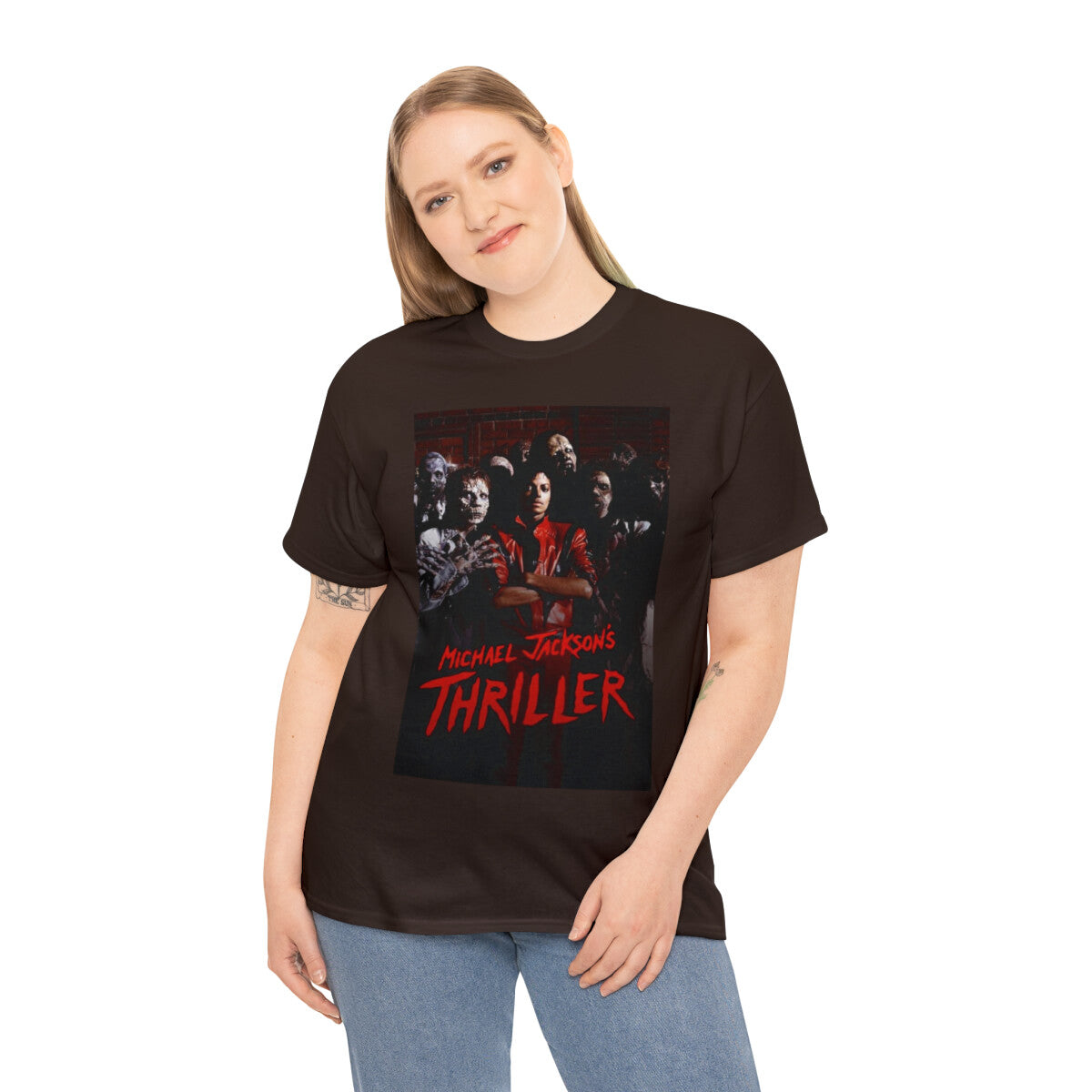 Thriller Unisex Heavy Cotton Tee, Custom Thriller Heavy Cotton Tee