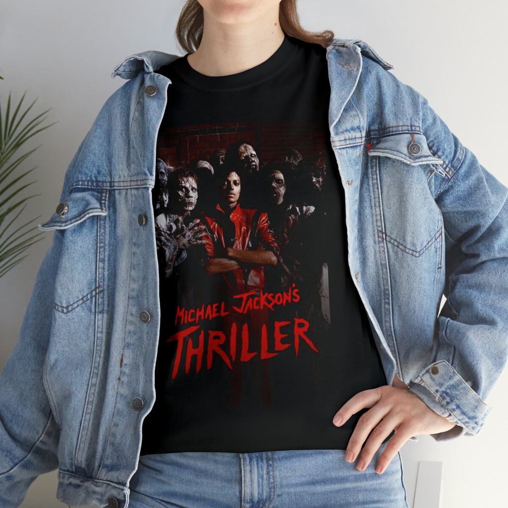 Thriller Unisex Heavy Cotton Tee, Custom Thriller Heavy Cotton Tee
