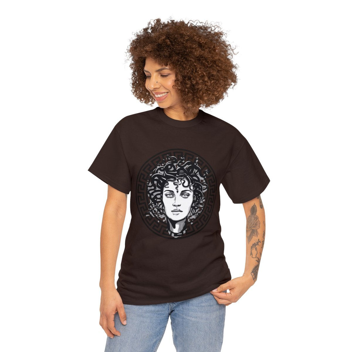 Medusa Graphic Tee, Medusa Unisex Heavy Cotton Tee